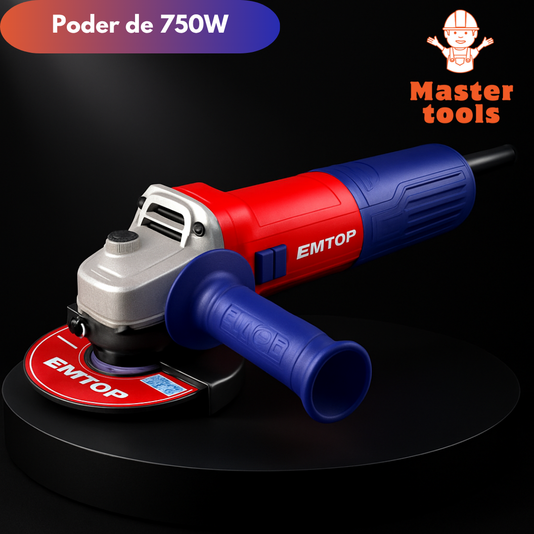 AMOLADORA 750W CON DISCO – POTENCIA BRUTAL + GARANTÍA SIN CUENTOS