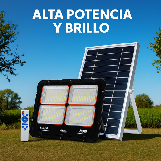 💡 Luz Solar LED 800W – Iluminación potente, eficiente y sostenible