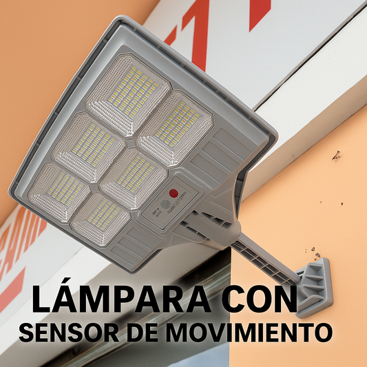 🔦 Lámpara Solar LED Cuadrada 300W con Sensor de Movimiento