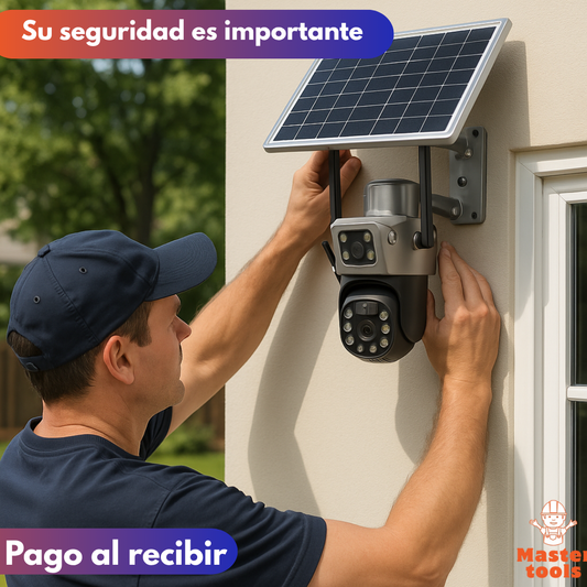 Cámara de seguridad con panel solar tu vigilante 24/7