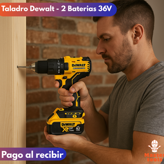 Taladro DeWalt 36V: Potencia Inalámbrica que No Se Detiene 💥