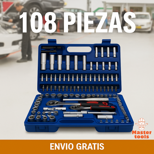 El mejor kit de herramientas de 108 Piezas